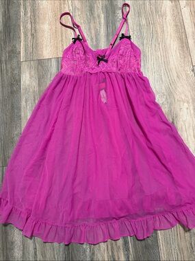 Betsey Johnson Hot Pink Baby Doll